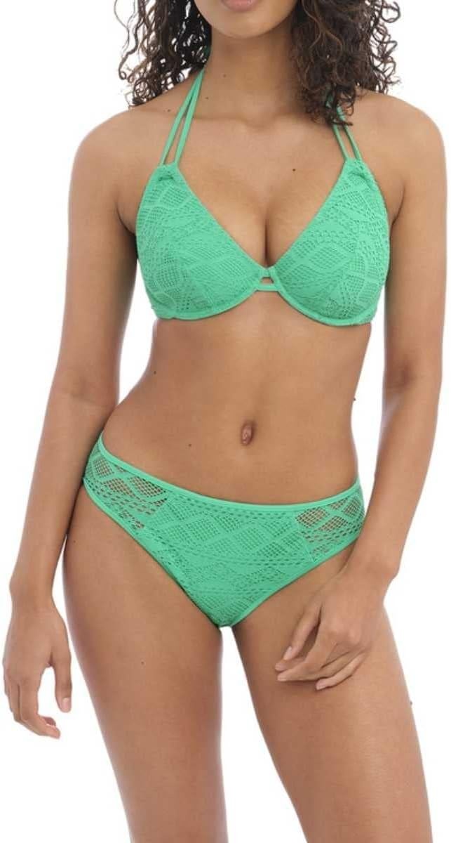 image:imageFreya Womens Floral Haze Uw Halter Bikini TopJade