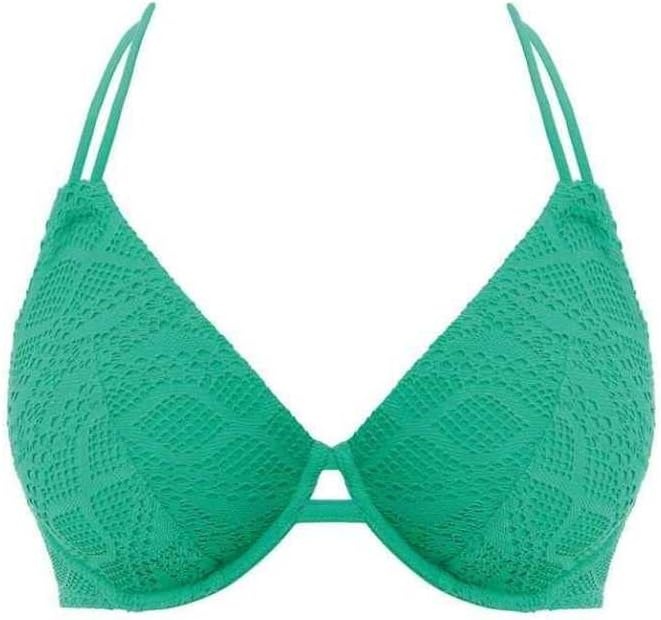 image:imageFreya Womens Floral Haze Uw Halter Bikini TopJade