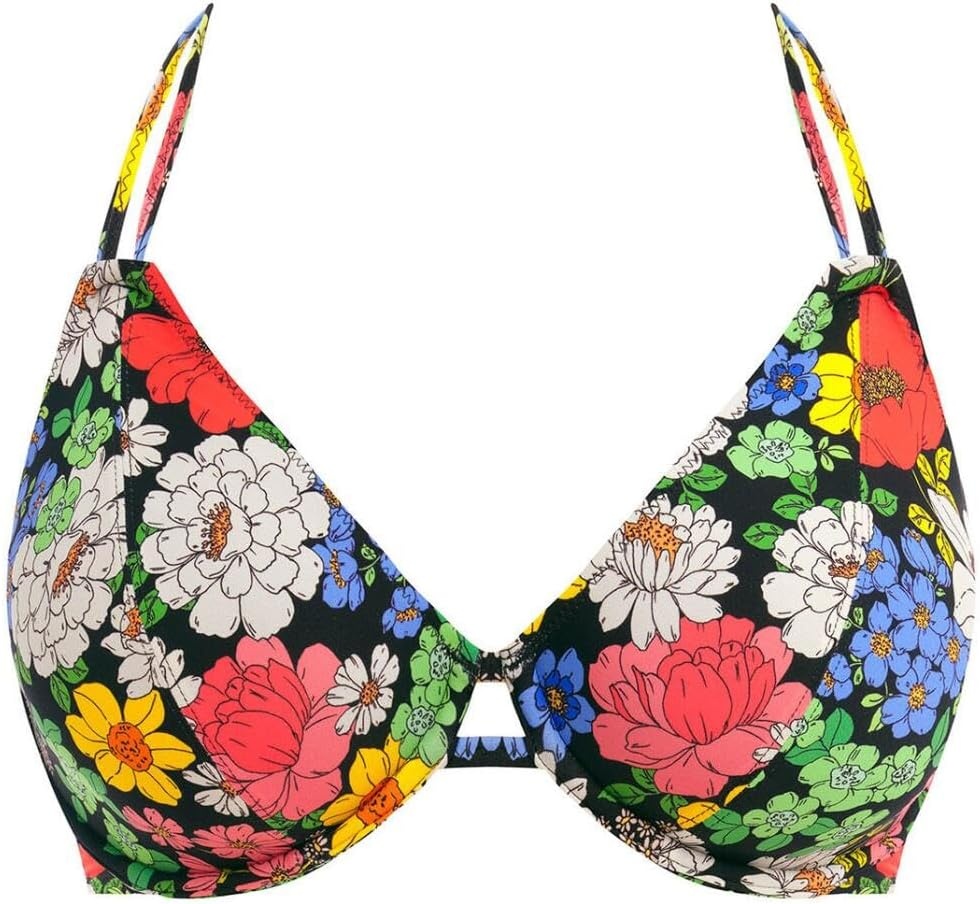 image:imageFreya Womens Floral Haze Uw Halter Bikini TopMulti