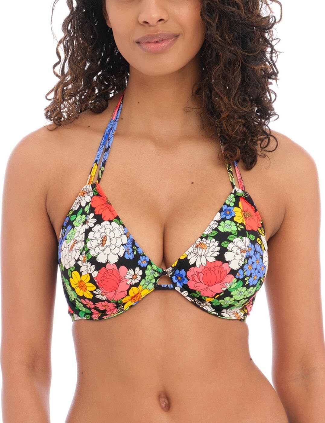image:imageFreya Womens Floral Haze Uw Halter Bikini TopMulti