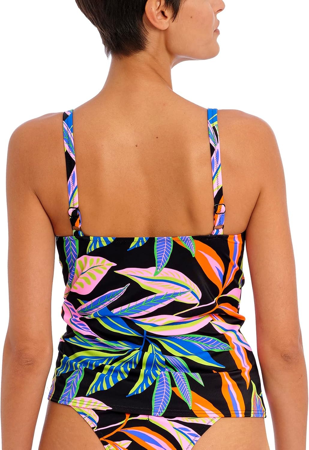image:imageFreya Womens Freya Desert Disco Underwire Plunge Tankini TopMulti