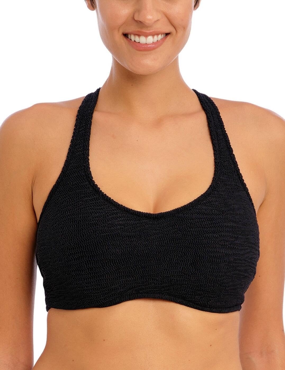 image:imageFreya Womens Ibiza Waves Underwire Bralette Bikini TopBlack