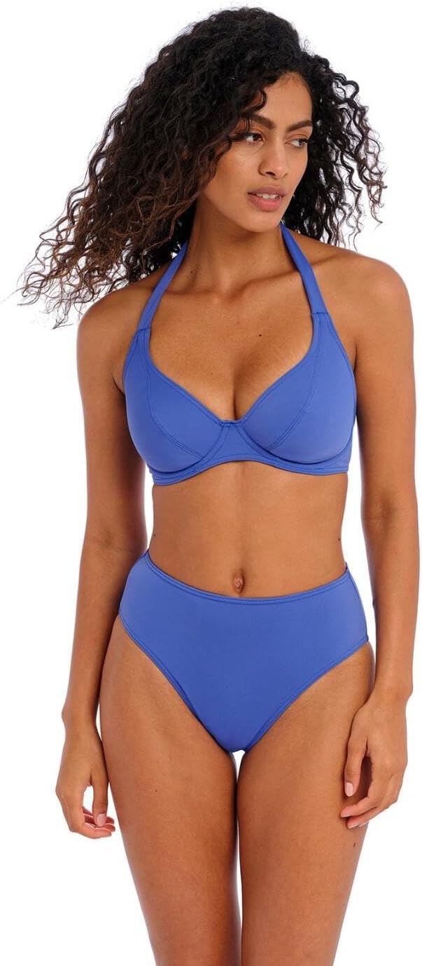image:imageFreya Womens Jewel Cove Underwire Halter Bikini TopPlain Azure