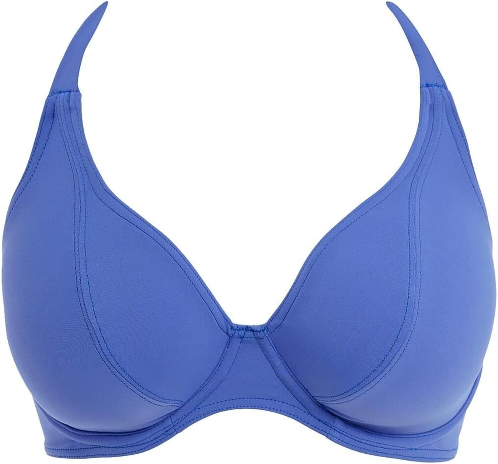image:imageFreya Womens Jewel Cove Underwire Halter Bikini TopPlain Azure