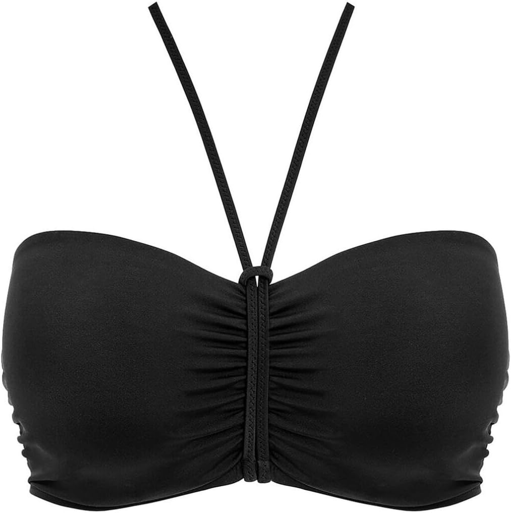 image:imageFreya Womens Jewel Cove Underwire Padded BandeauPlain Black