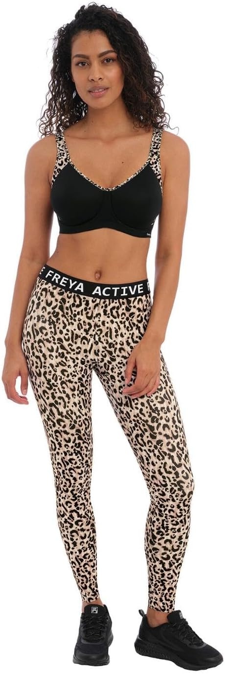 image:imageFreya Womens Sonic Underwire Sports BraPure Leopard Black