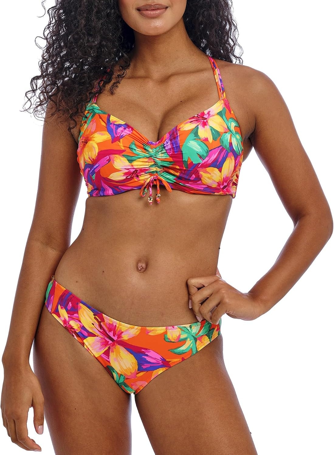 image:imageFreya Womens Sun Haze Underwire Bralette Bikini TopMandarin