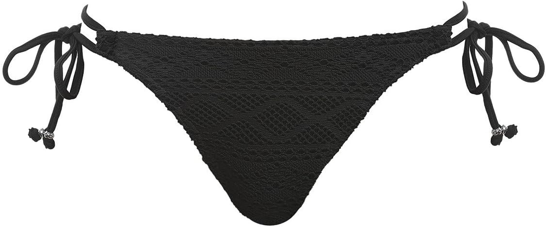 image:imageFreya Womens Sundance Crochet Sweetheart Padded Underwire Bikini Top 3970Black
