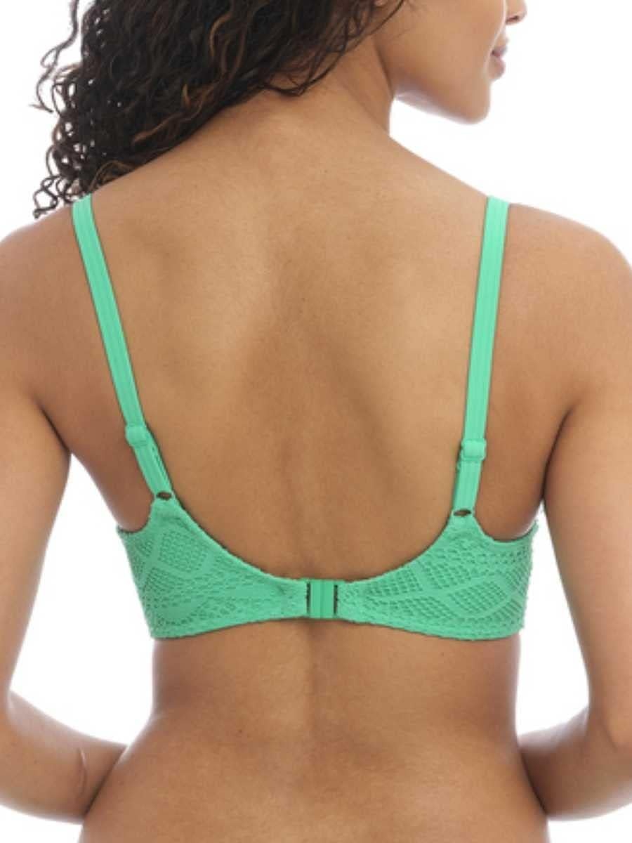 image:imageFreya Womens Sundance Crochet Sweetheart Padded Underwire Bikini Top 3970Jade