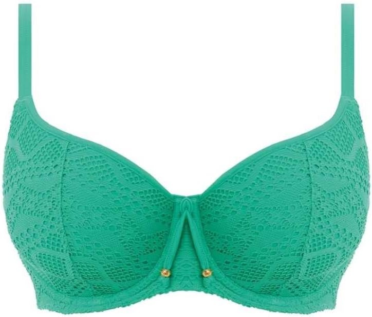 image:imageFreya Womens Sundance Crochet Sweetheart Padded Underwire Bikini Top 3970Jade