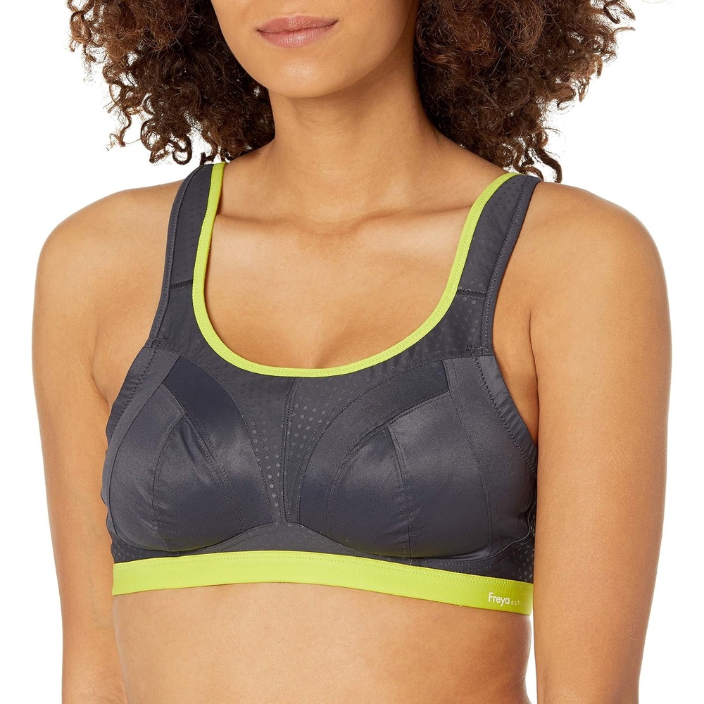 image:imageFreya Womens Dynamic Wireless Sports Bra with Racer Back ConversionLime Twist