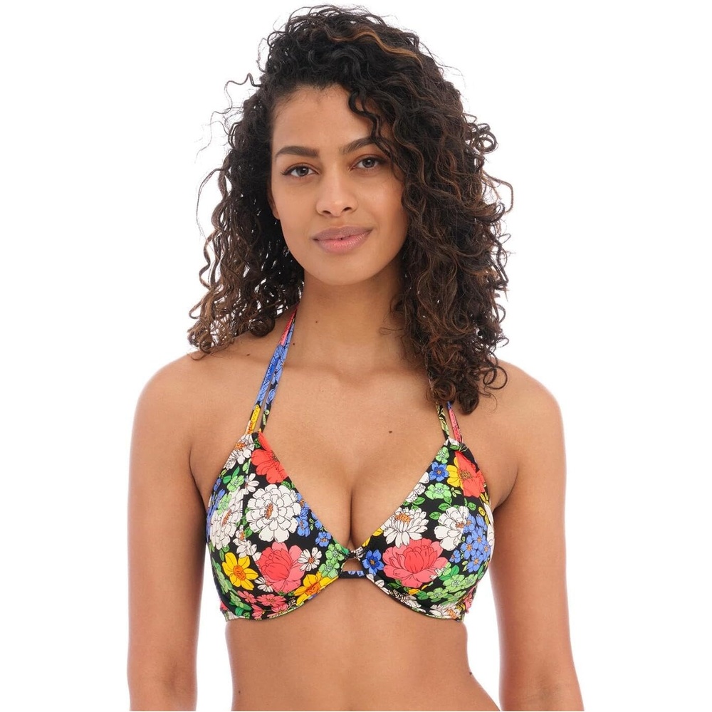 image:imageFreya Womens Floral Haze Uw Halter Bikini TopMulti