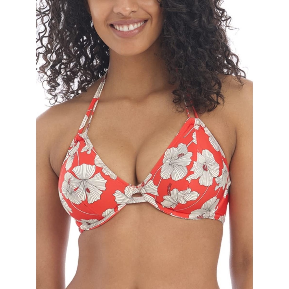 image:imageFreya Womens Floral Haze Uw Halter Bikini TopSunset