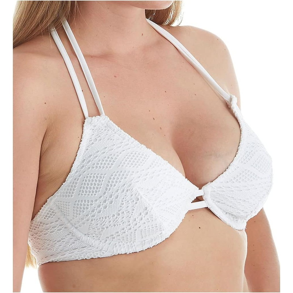 image:imageFreya Womens Floral Haze Uw Halter Bikini TopWhite