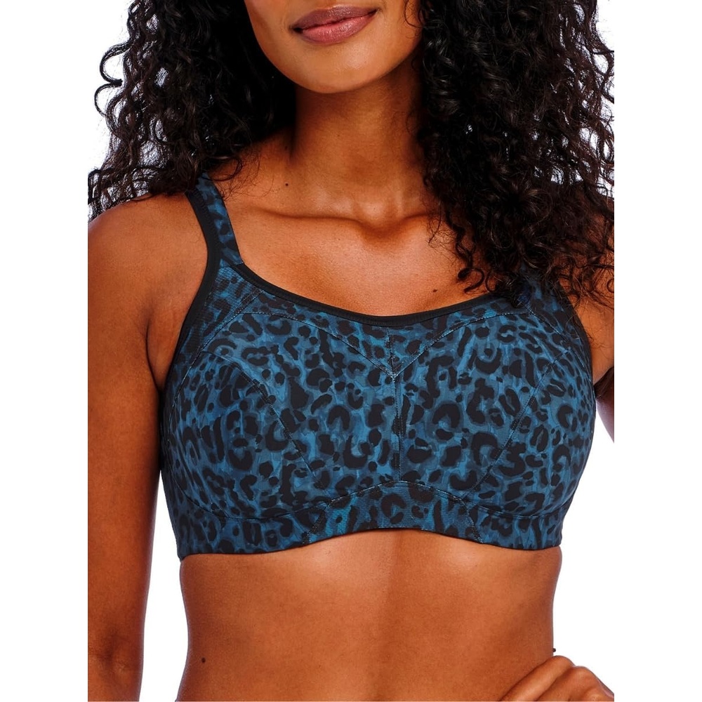 image:imageFreya Womens HighOctane Underwire Sports BraMidnight Leopard