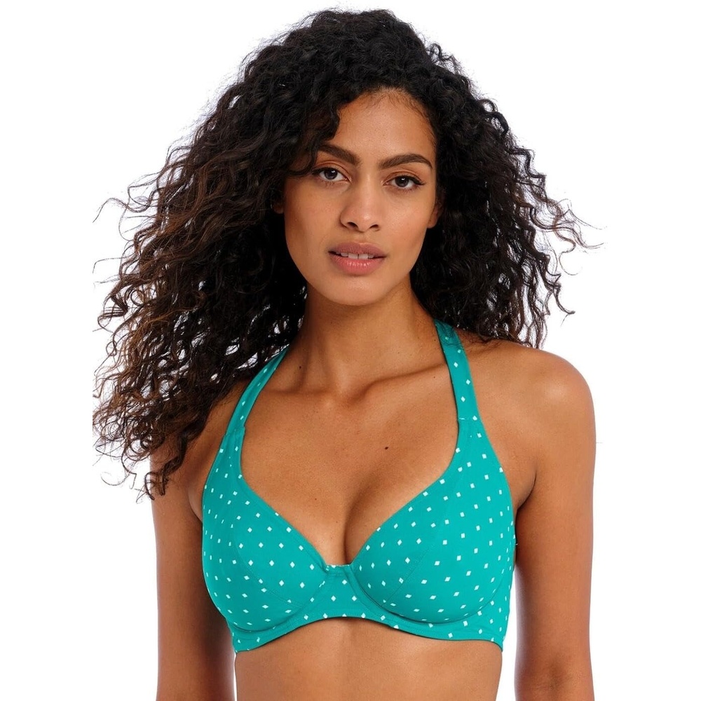 image:imageFreya Womens Jewel Cove Underwire Halter Bikini TopMarine
