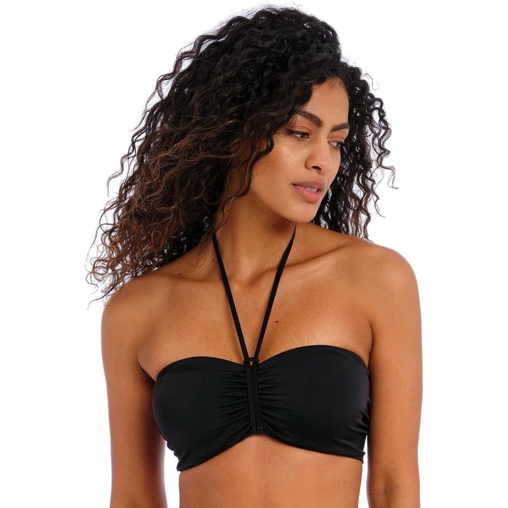 image:imageFreya Womens Jewel Cove Underwire Padded BandeauPlain Black