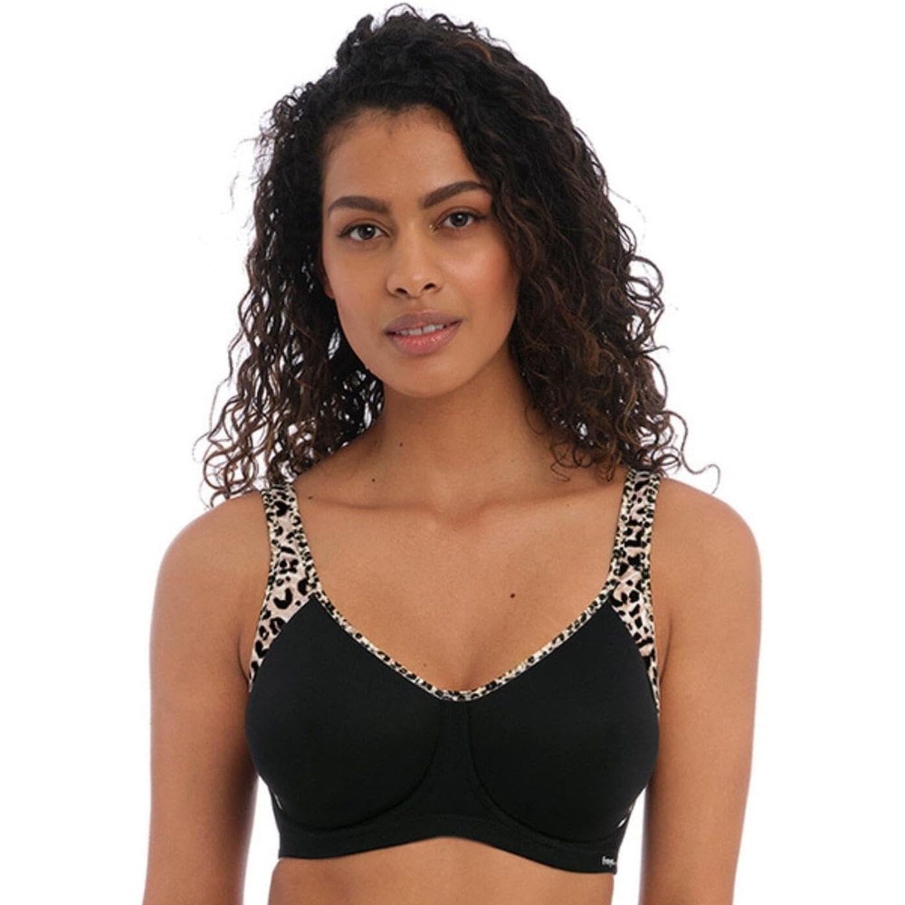 image:imageFreya Womens Sonic Underwire Sports BraPure Leopard Black