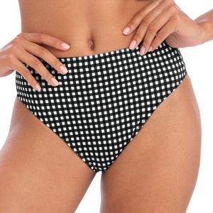 Freya Women’s Check in High Waist Bikini Brief(Monochrome)