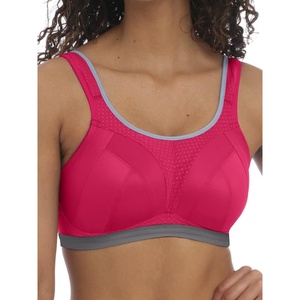 Freya Women’s Dynamic Wireless Sports Bra with Racer Back Conversion(Hot Crimson)