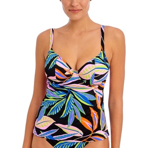 Freya Women’s Freya Desert Disco Underwire Plunge Tankini Top(Multi)