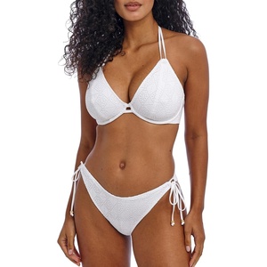 Freya Women’s Nomad Nights Underwire Halter Bikini Top(White)