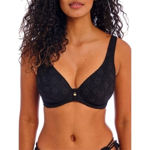 Freya Women’s Nomad Nights Underwire High Apex Bikini Top(Black)