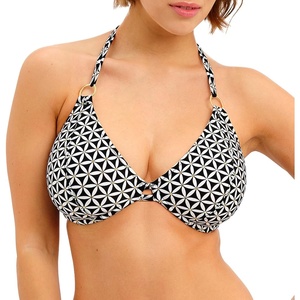 Women’s KOH Tao Underwire Halter Bikini Top(Black)